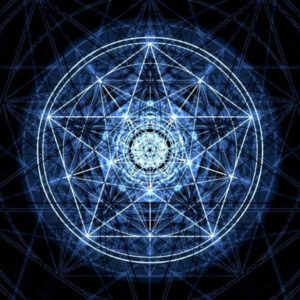 Pentagramos geometrija.