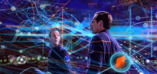 Šaltasis laiko karas - Džonatanui Arčeriui demonstruoja laiko linijas, laiko agentas Daniels iš 29 amžiaus (Star Trek - ENT).